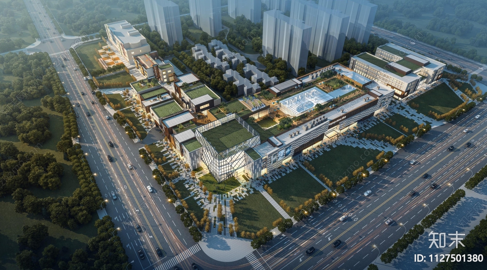 西安湖光山色项目商业用地建筑方案文本下载【ID:1127501380】_【知末方案文本库】