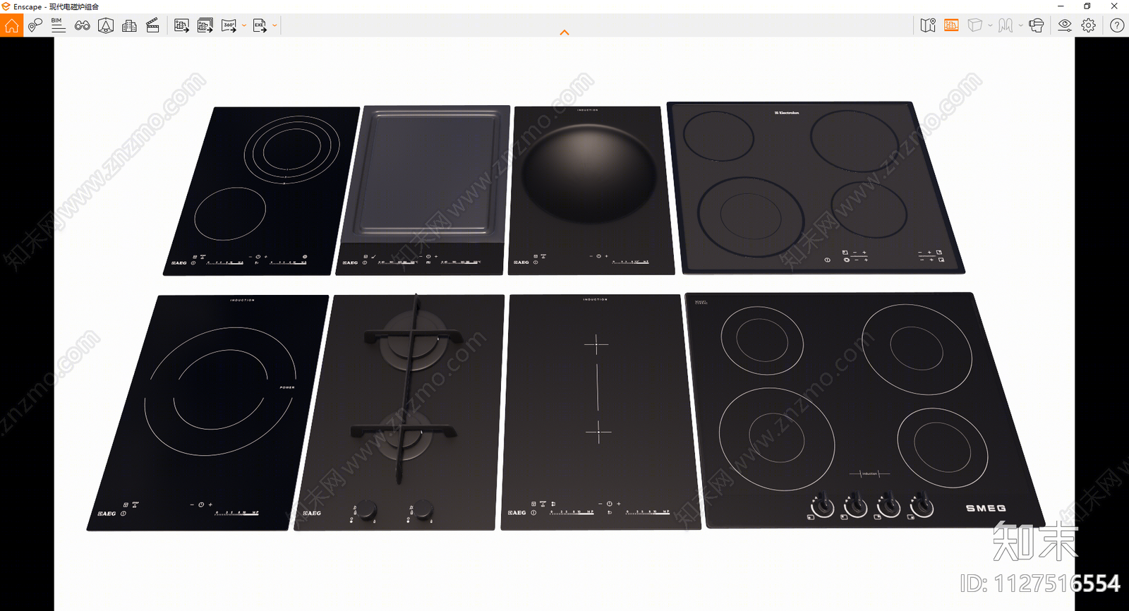 电磁炉SU模型下载【ID:1127516554】