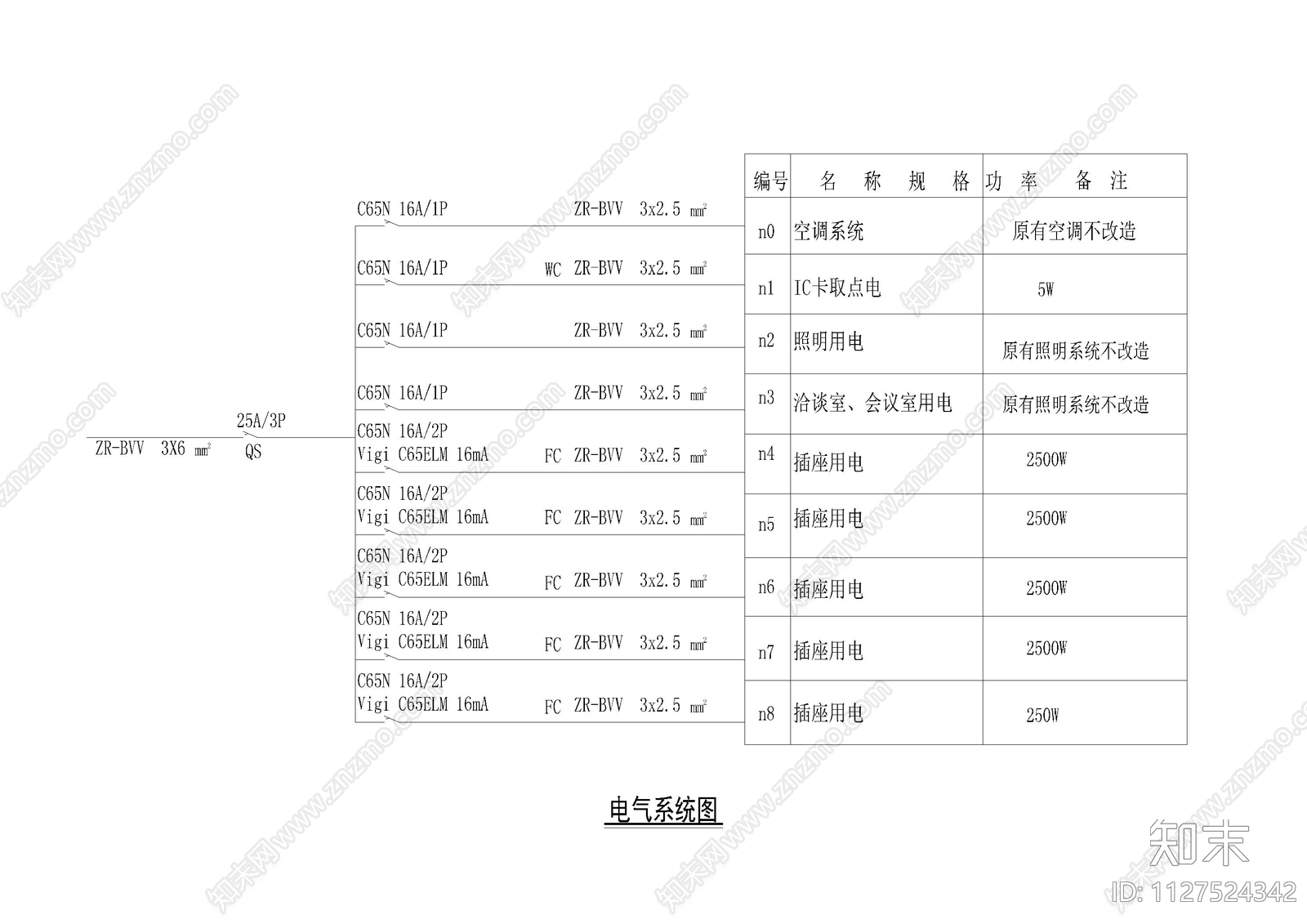 写字楼办公室cad施工图下载【ID:1127524342】