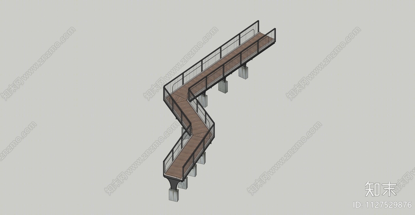 工业景观桥SU模型下载【ID:1127529876】