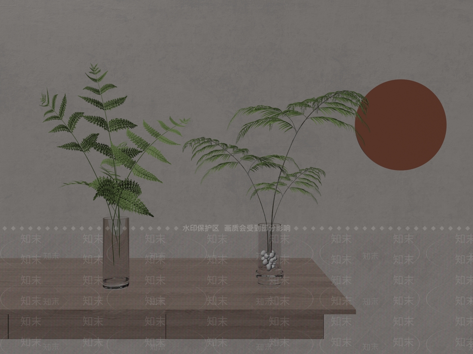 水生植物SU模型下载【ID:1127548274】