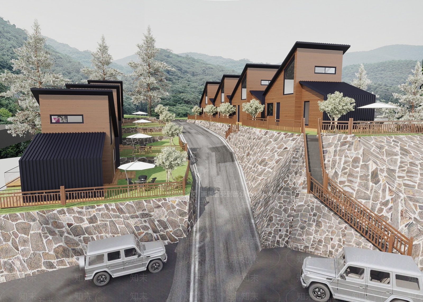 现代名宿3D模型下载【ID:1127553641】