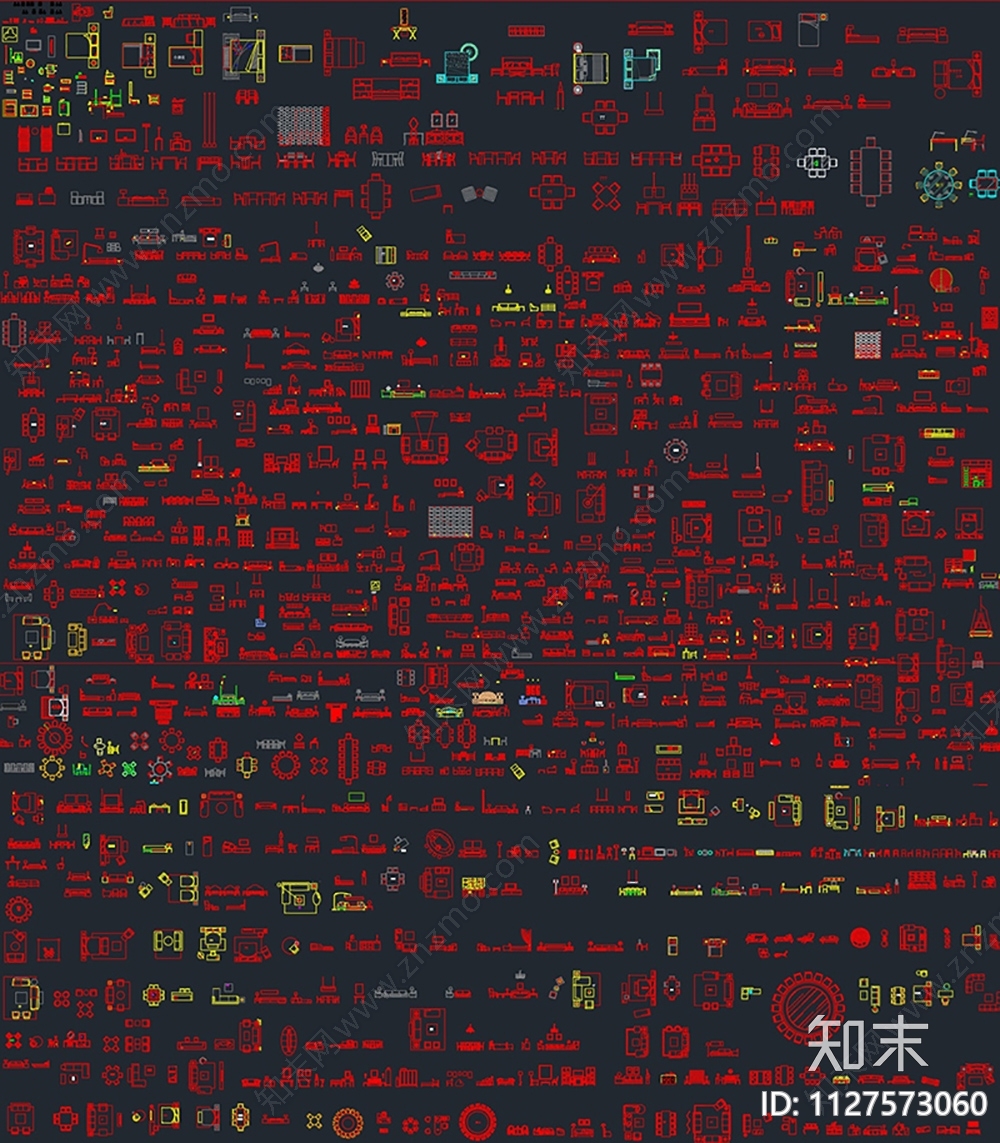 20家居用品家具施工图下载【ID:1127573060】