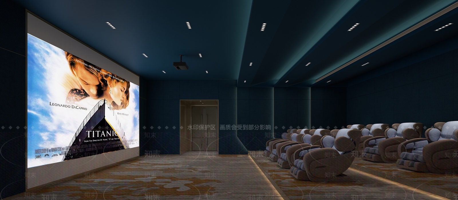 现代电影院3D模型下载【ID:1127576590】