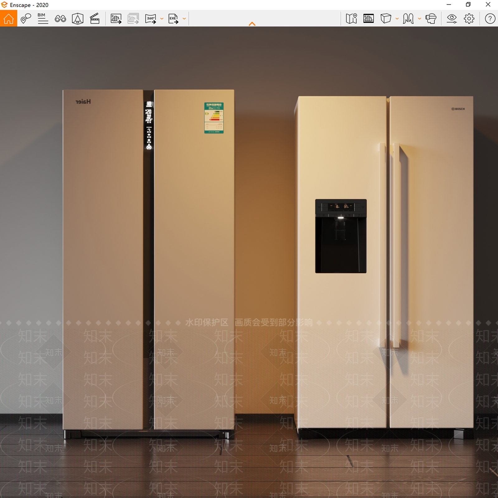冰箱SU模型下载【ID:1127578528】
