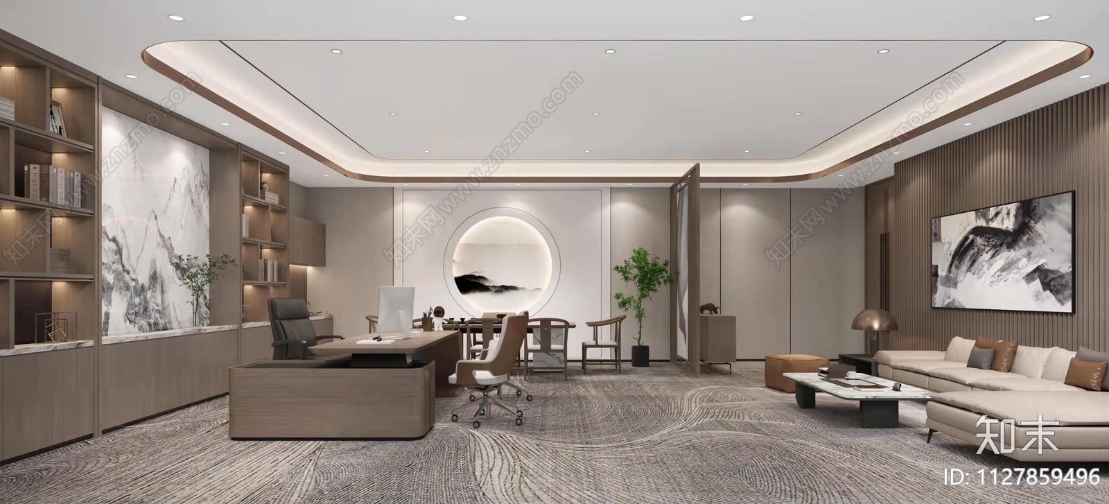 智能家居有限公司办公楼施工图下载【ID:1127859496】