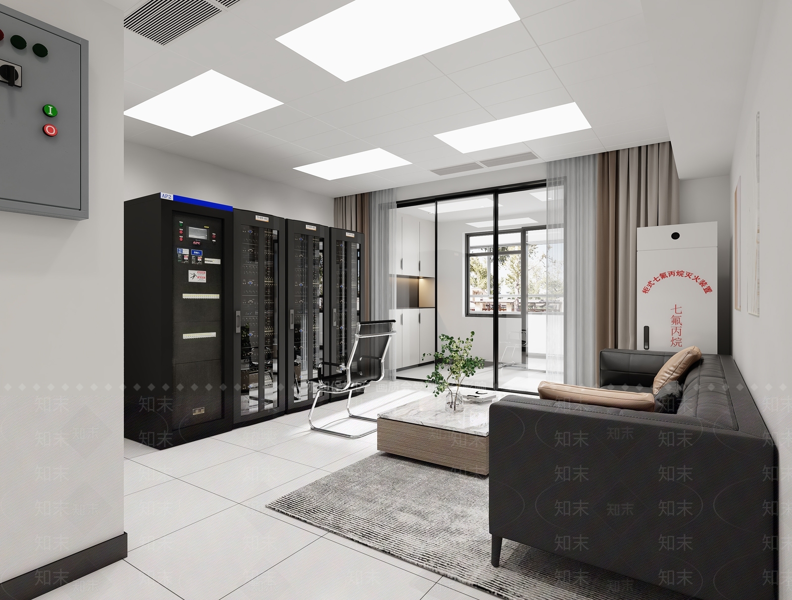 机房3D模型下载【ID:1127594663】