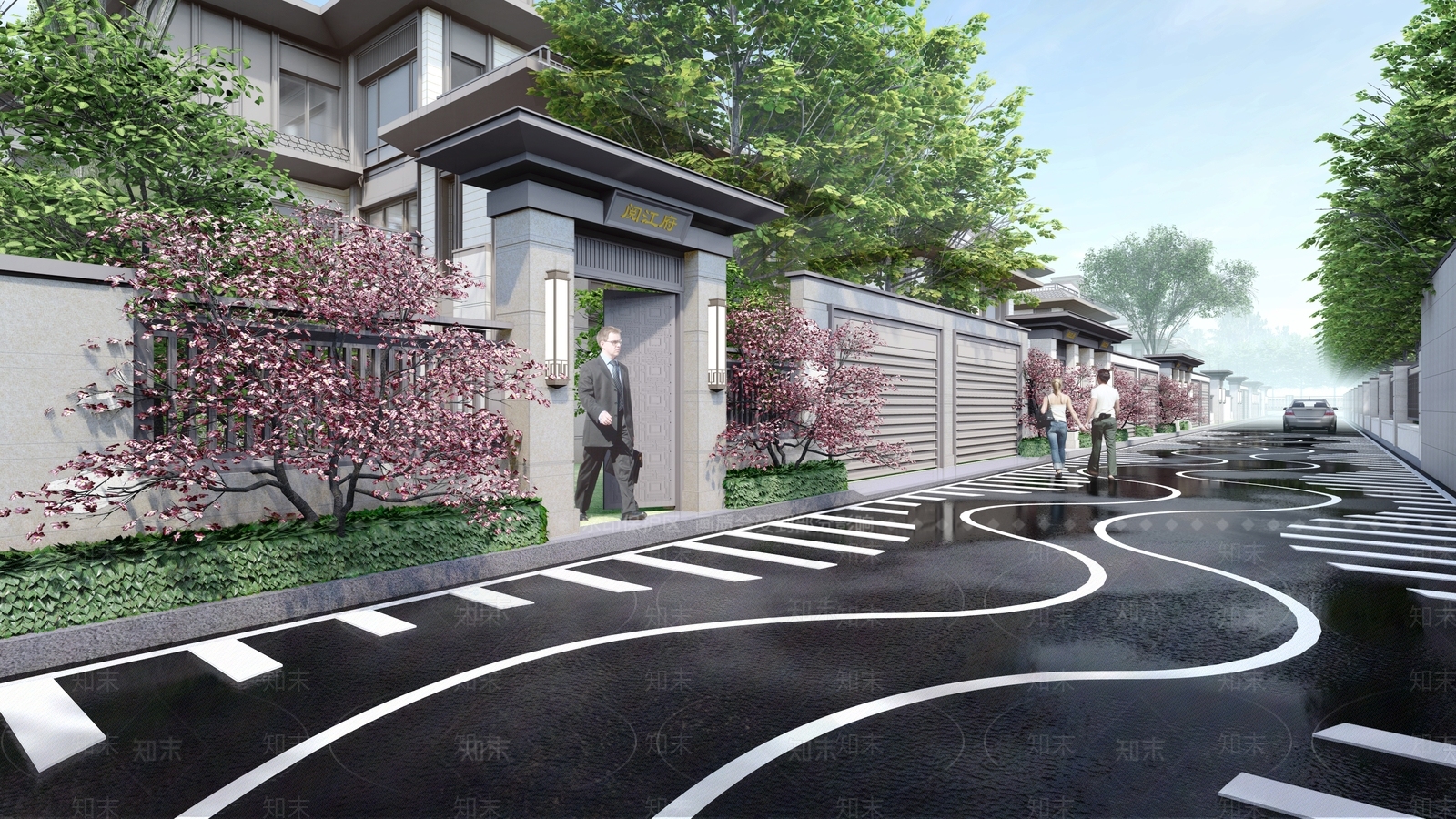 现代道路SU模型下载【ID:1127609648】