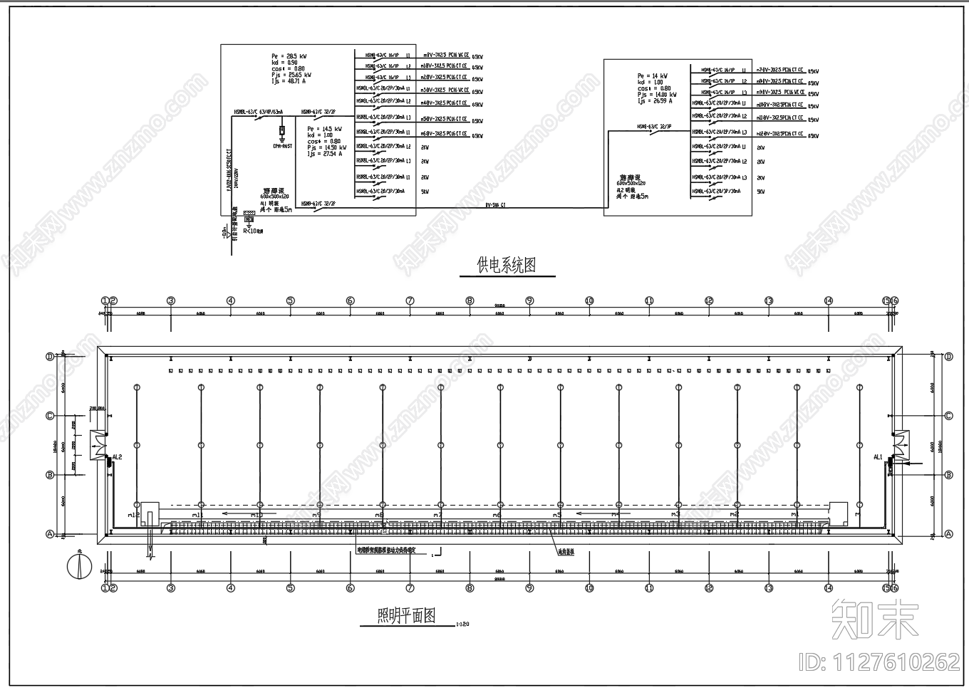 单层门式刚架车间建筑结构施工图下载【ID:1127610262】