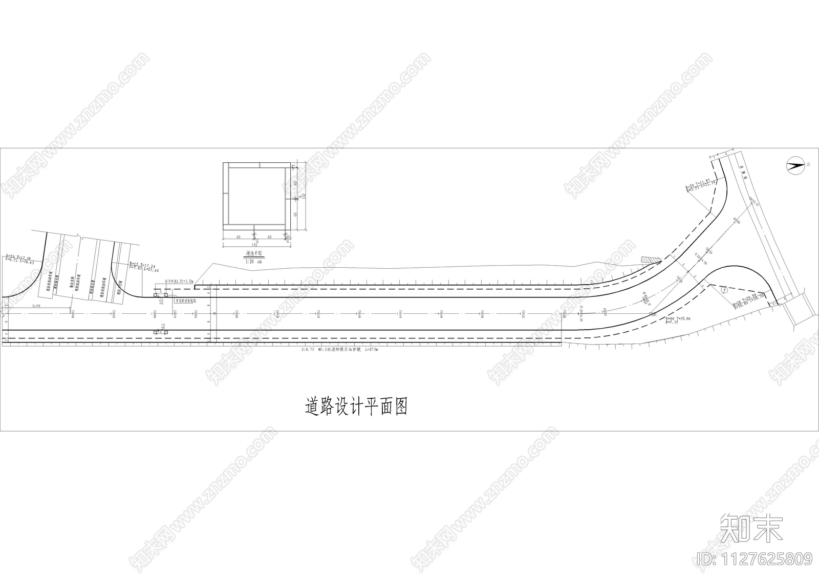 市政道路和人行肓道施工图下载【ID:1127625809】