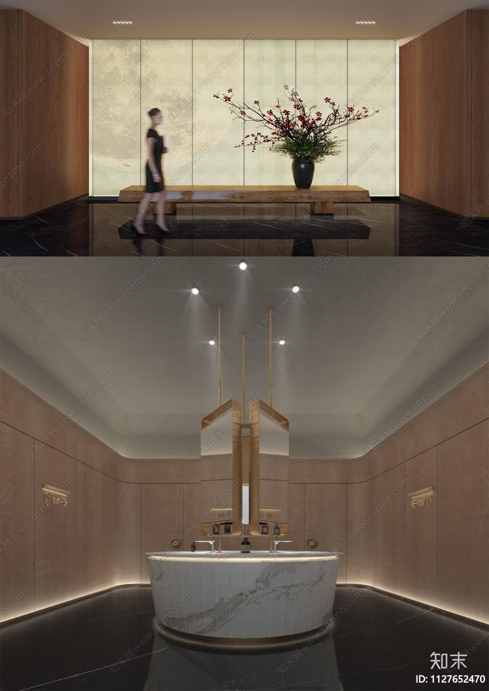 营销中心cad施工图下载【ID:1127652470】