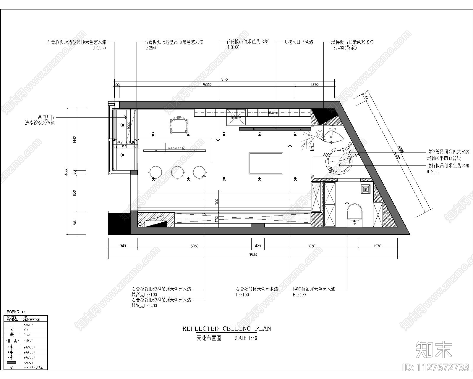 瑶华圃店铺cad施工图下载【ID:1127672733】