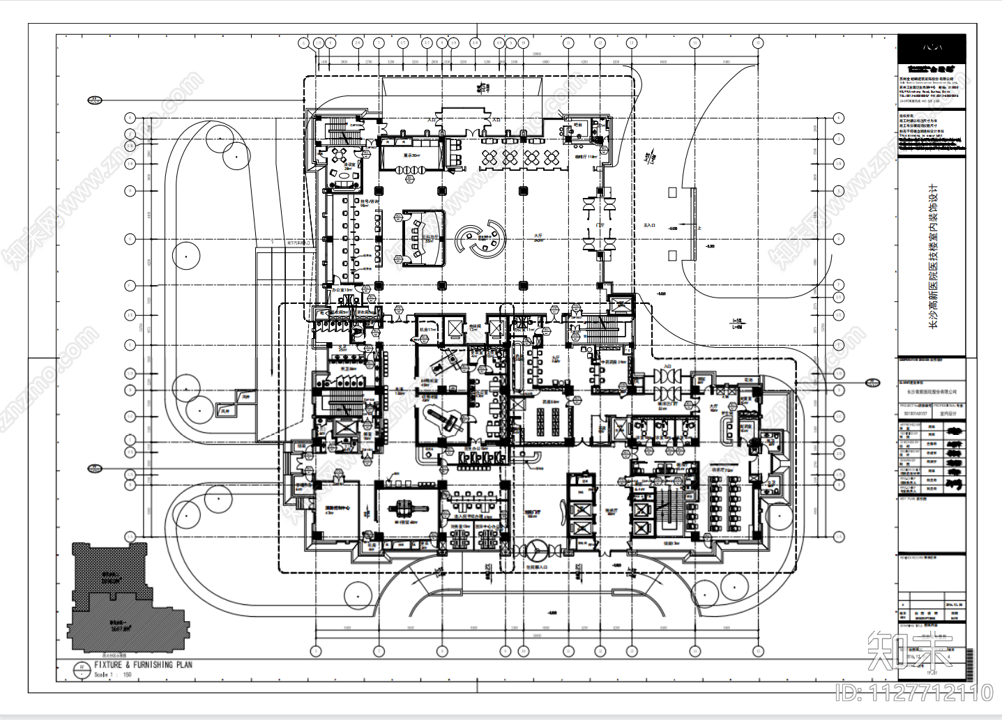 现代医院室内详图cad施工图下载【ID:1127712110】