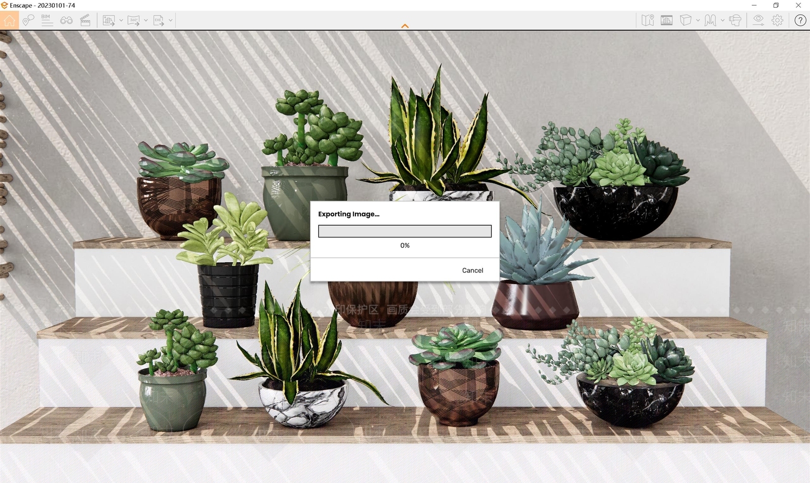 盆栽植物SU模型下载【ID:1127721661】