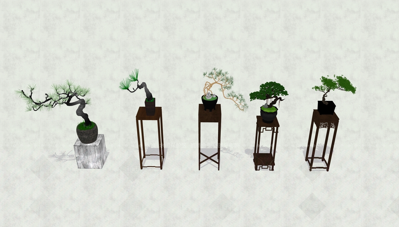 新中式花几SU模型下载【ID:1127737065】