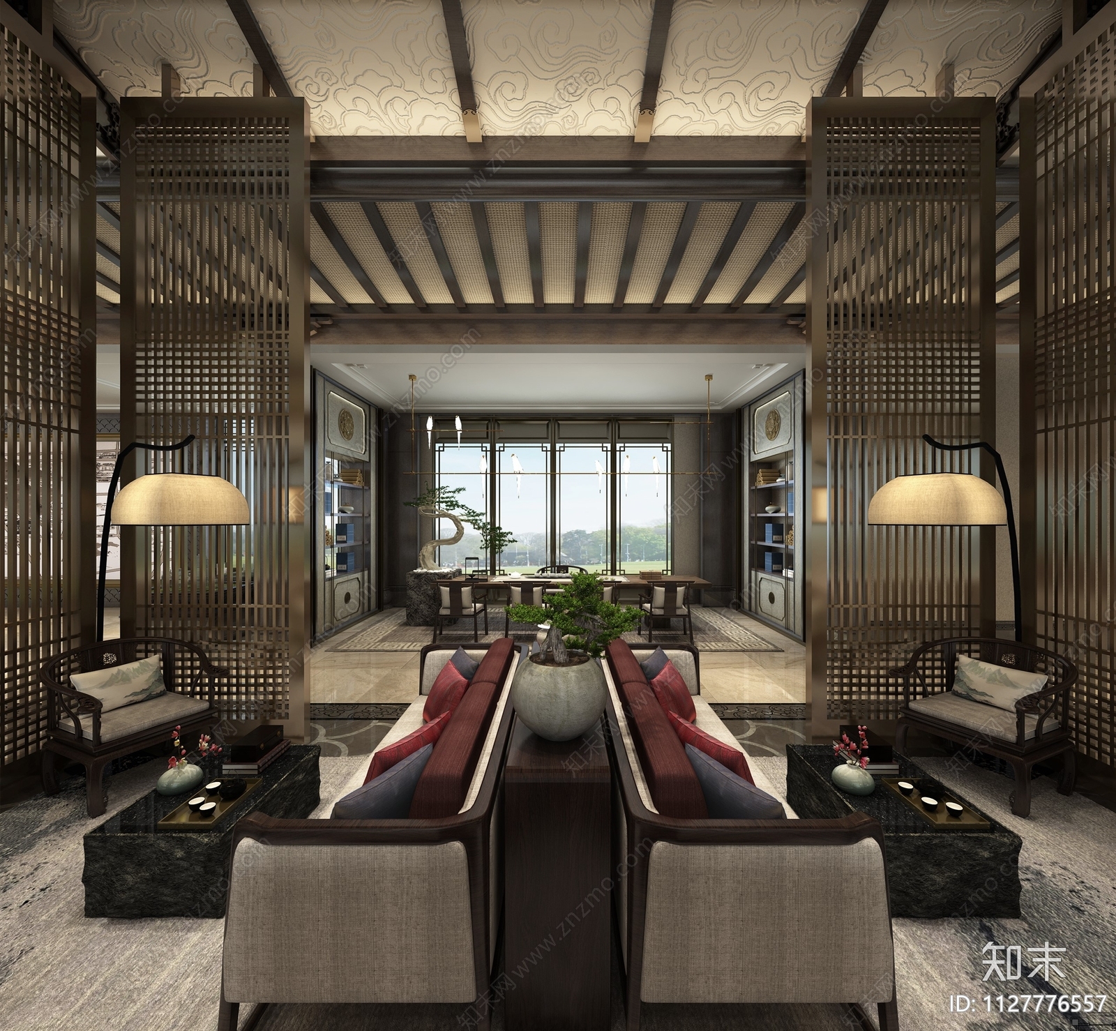 建发莆田央著售楼部cad施工图下载【ID:1127776557】
