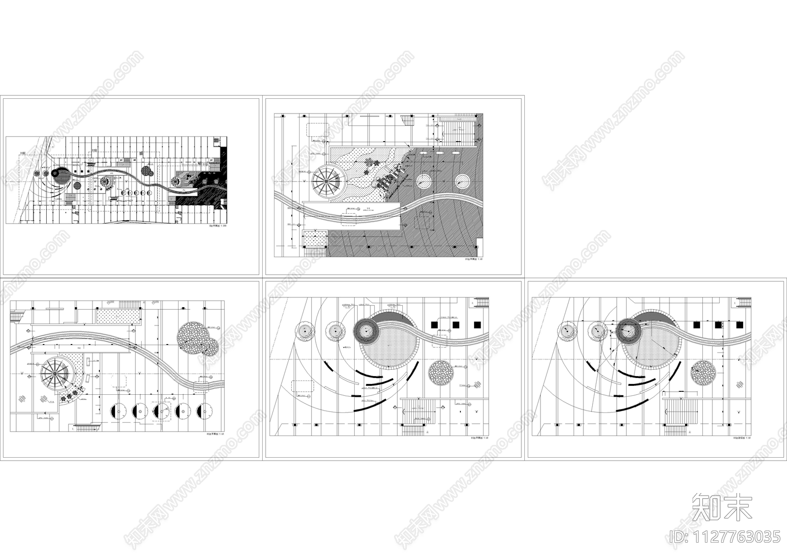 广场景观全套详图cad施工图下载【ID:1127763035】