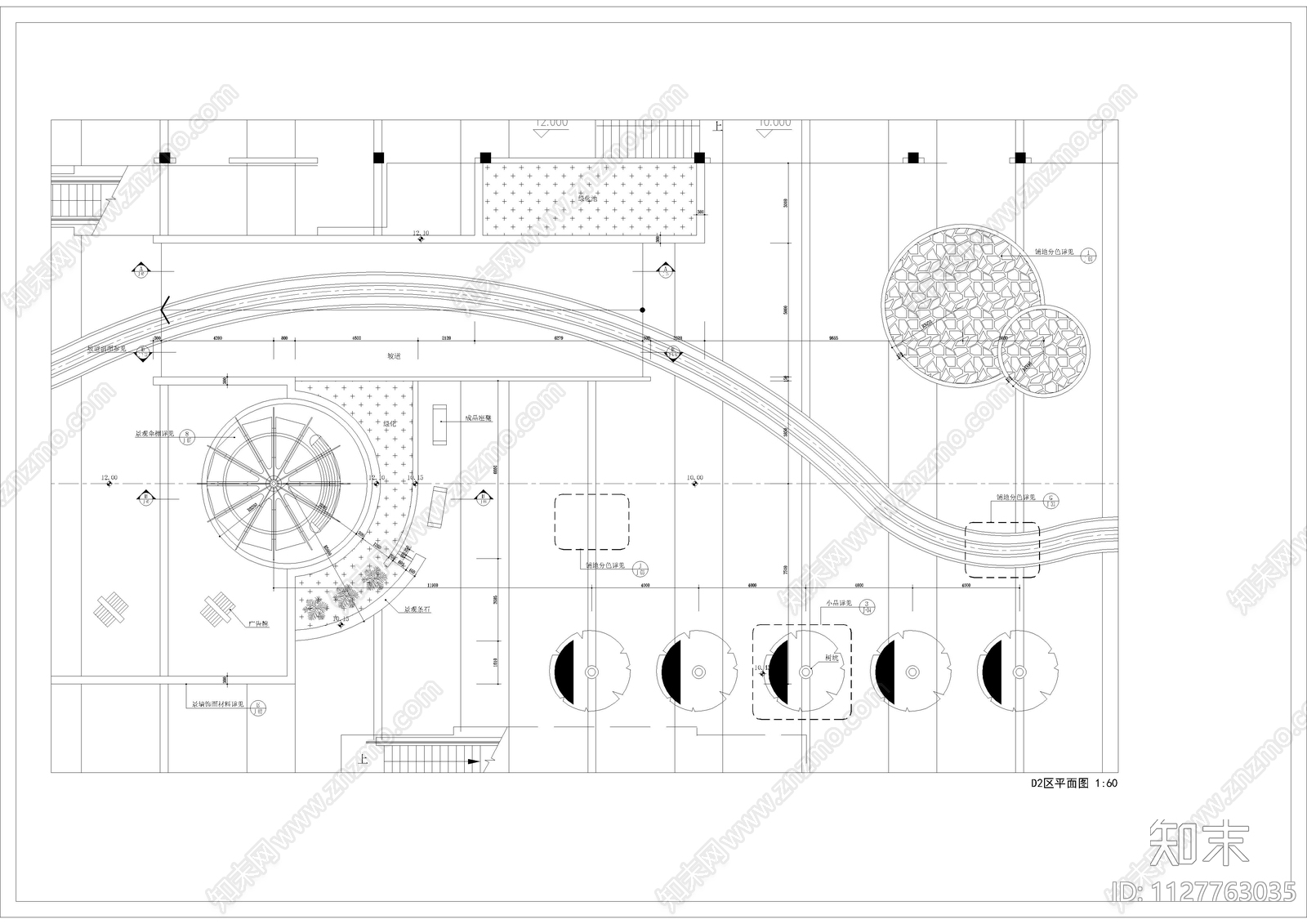 广场景观全套详图cad施工图下载【ID:1127763035】