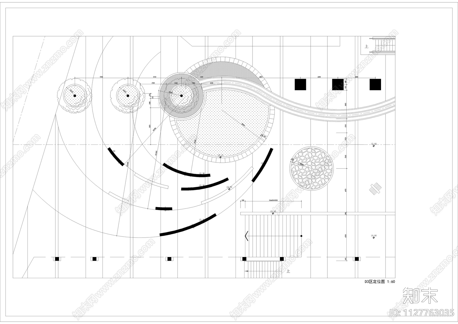 广场景观全套详图cad施工图下载【ID:1127763035】