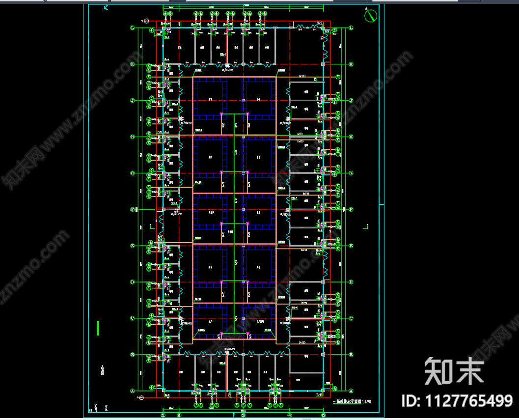 龙集农贸市场给排水施工图下载【ID:1127765499】