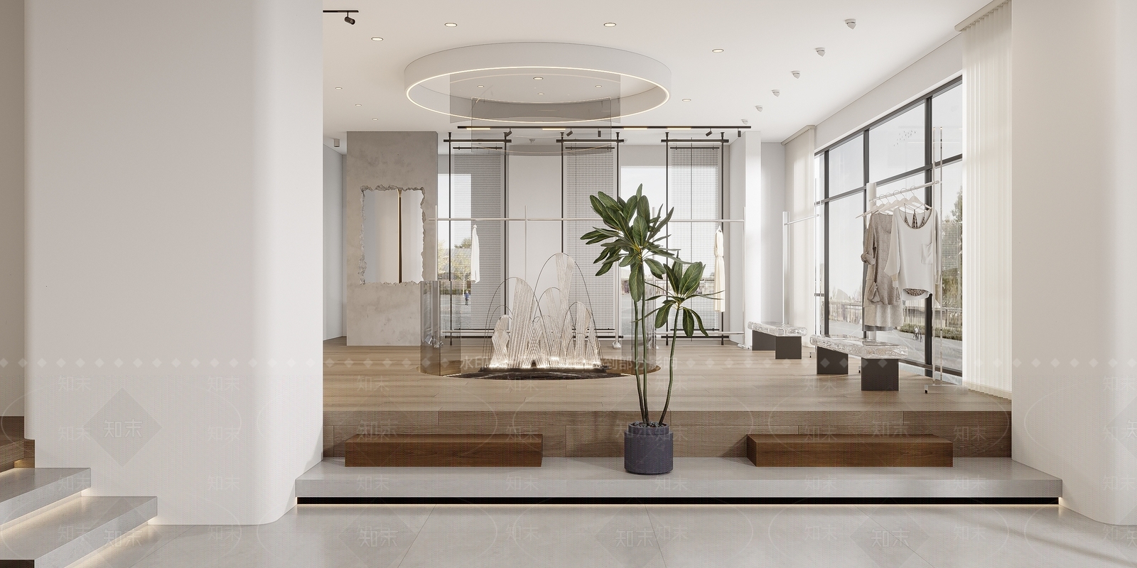 现代服装店3D模型下载【ID:1127811161】