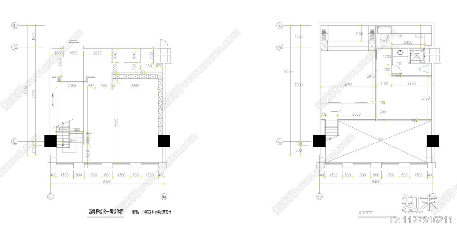 办公室cad施工图下载【ID:1127816211】