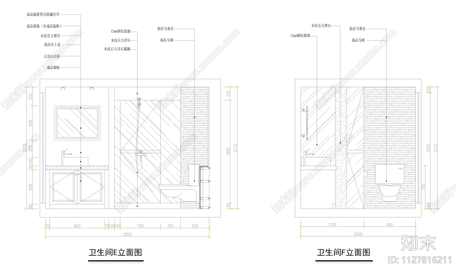 办公室cad施工图下载【ID:1127816211】