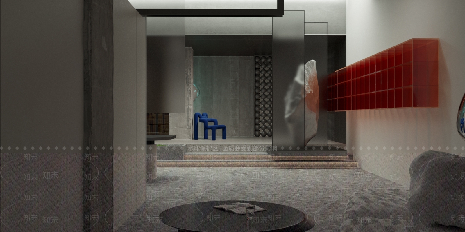 现代客餐厅3D模型下载【ID:1222015207】