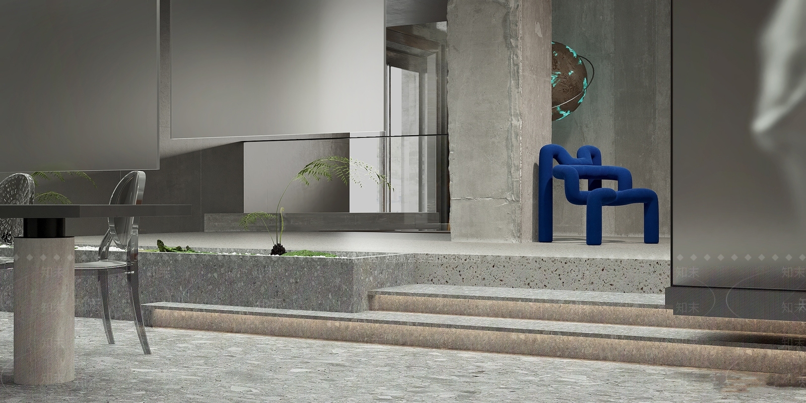 现代室内设计工作室3D模型下载【ID:1127829777】