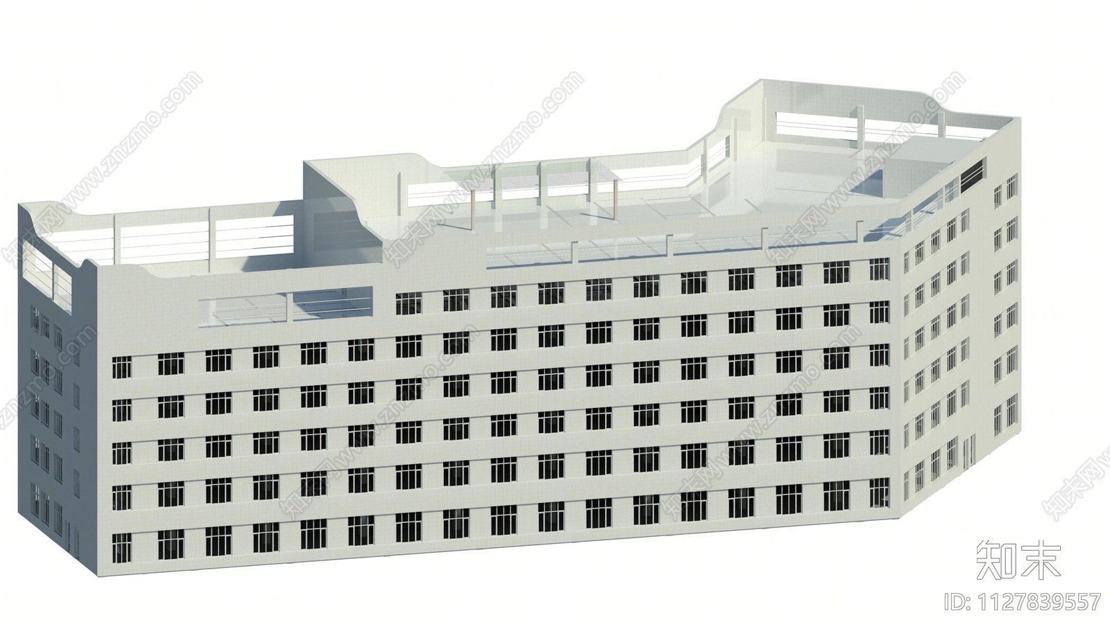 现代医疗建筑SU模型下载【ID:1127839557】