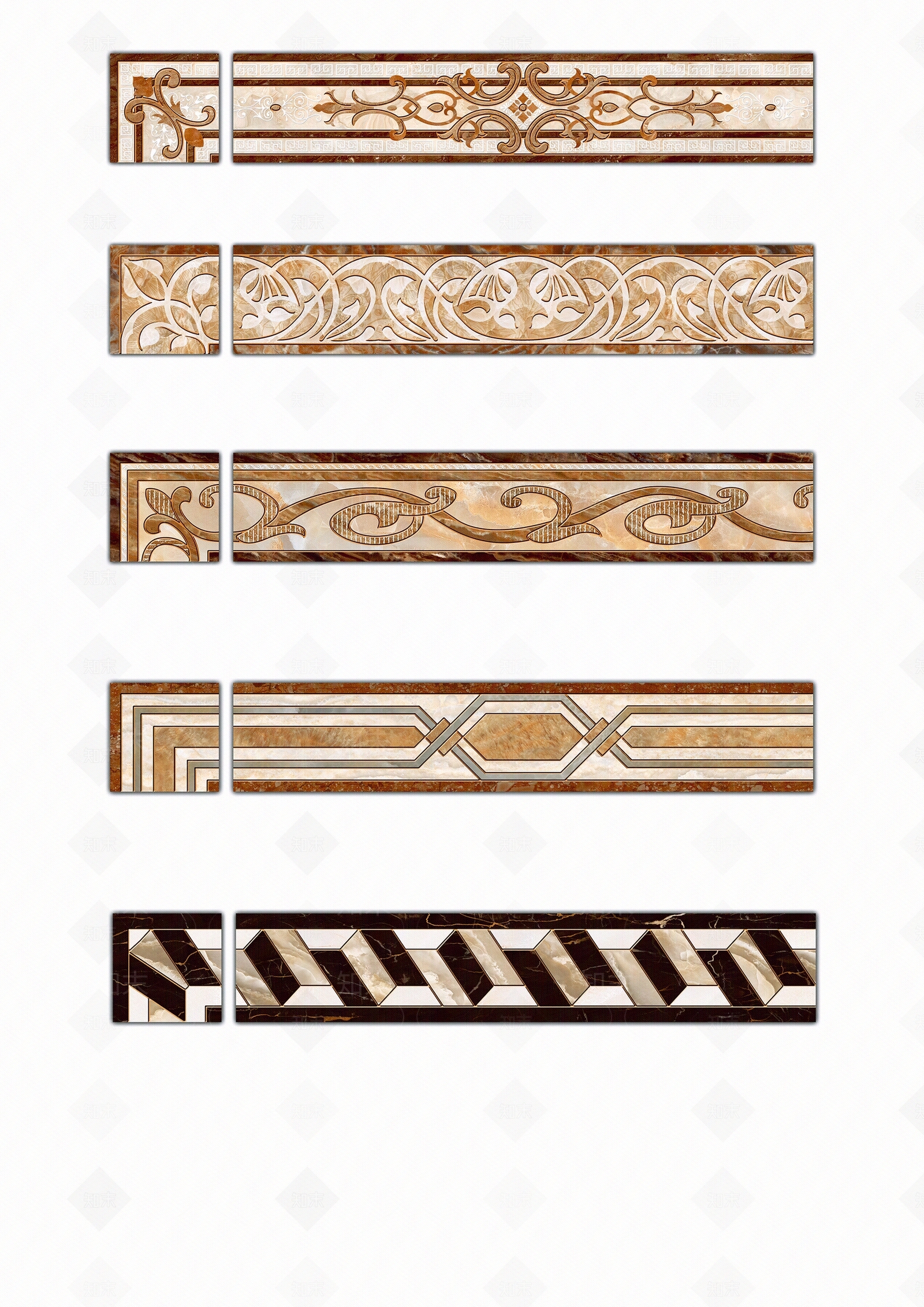 大理石瓷砖水刀踢脚线波打线贴图下载【ID:1127846782】