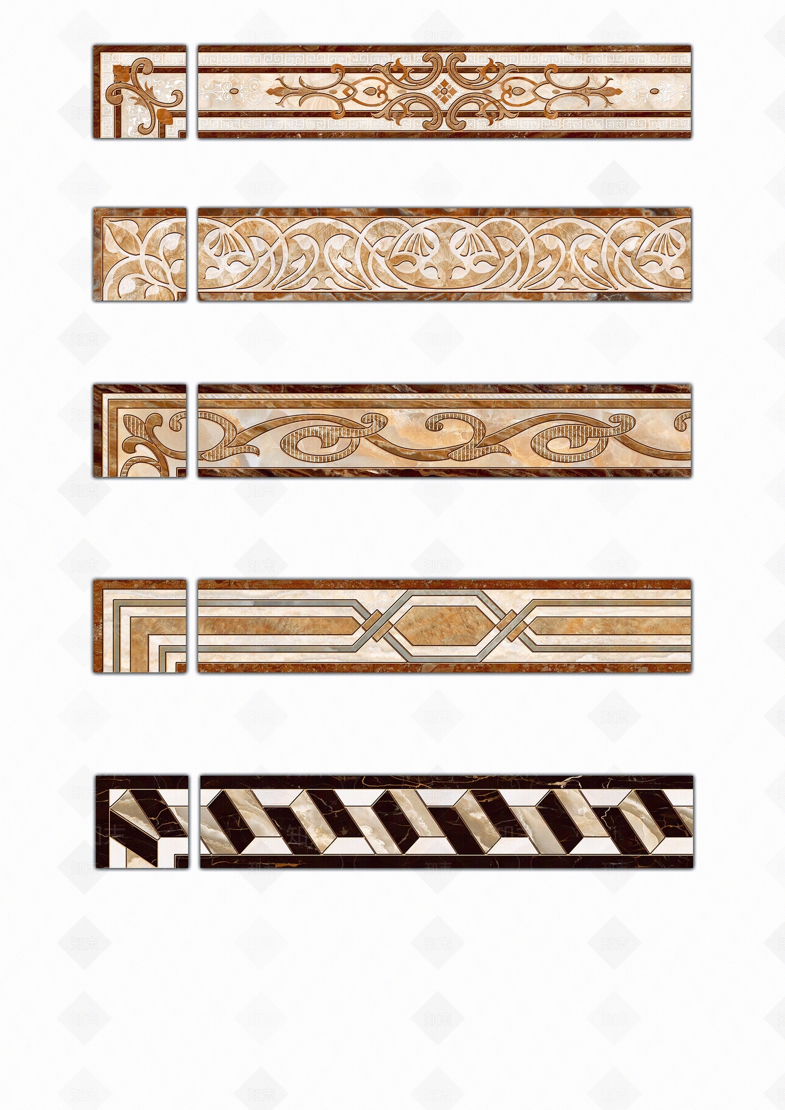 大理石瓷砖水刀踢脚线波打线贴图下载【ID:1127846764】