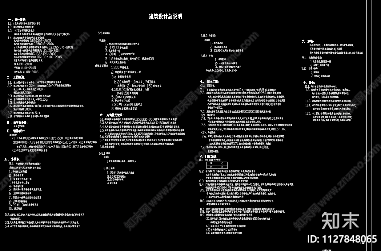 明德学校水泵房给排水cad施工图下载【ID:1127848065】