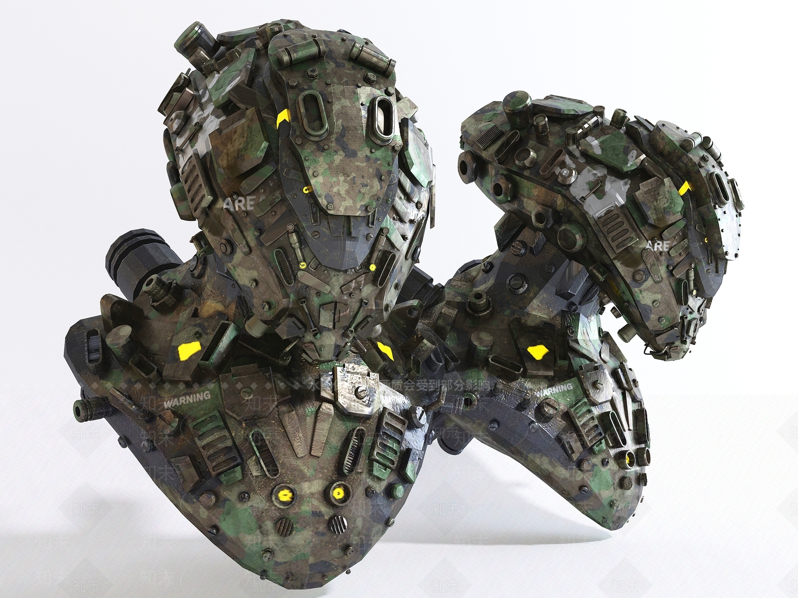 机甲机器人3D模型下载【ID:1127905361】