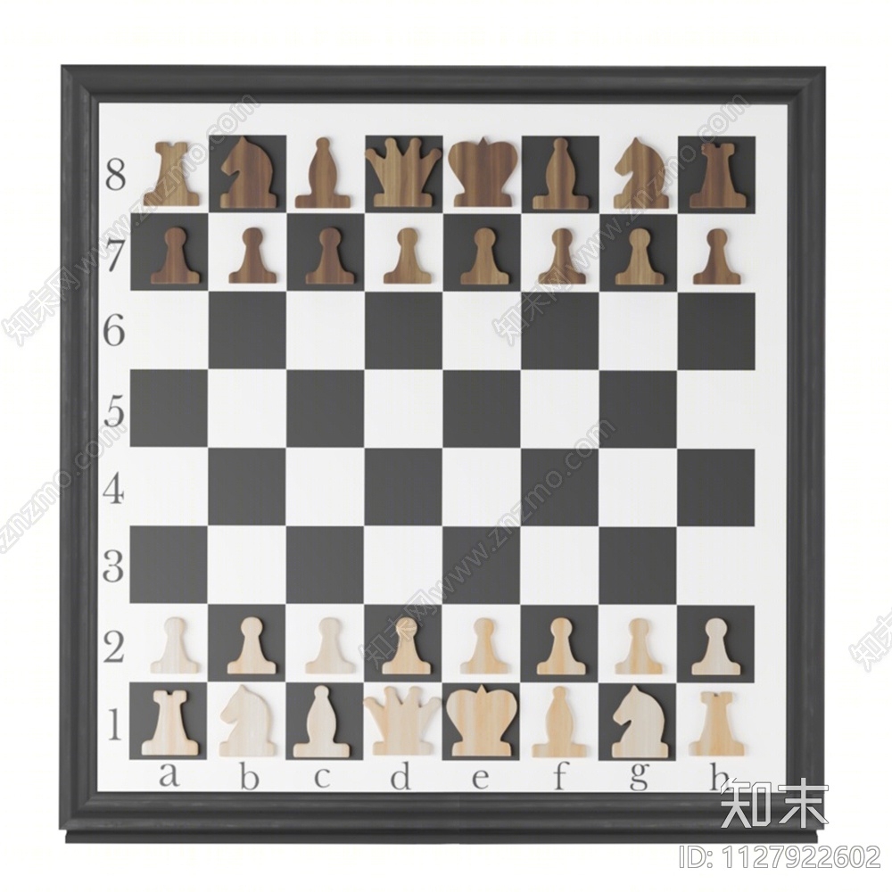 国际象棋SU模型下载【ID:1127922602】