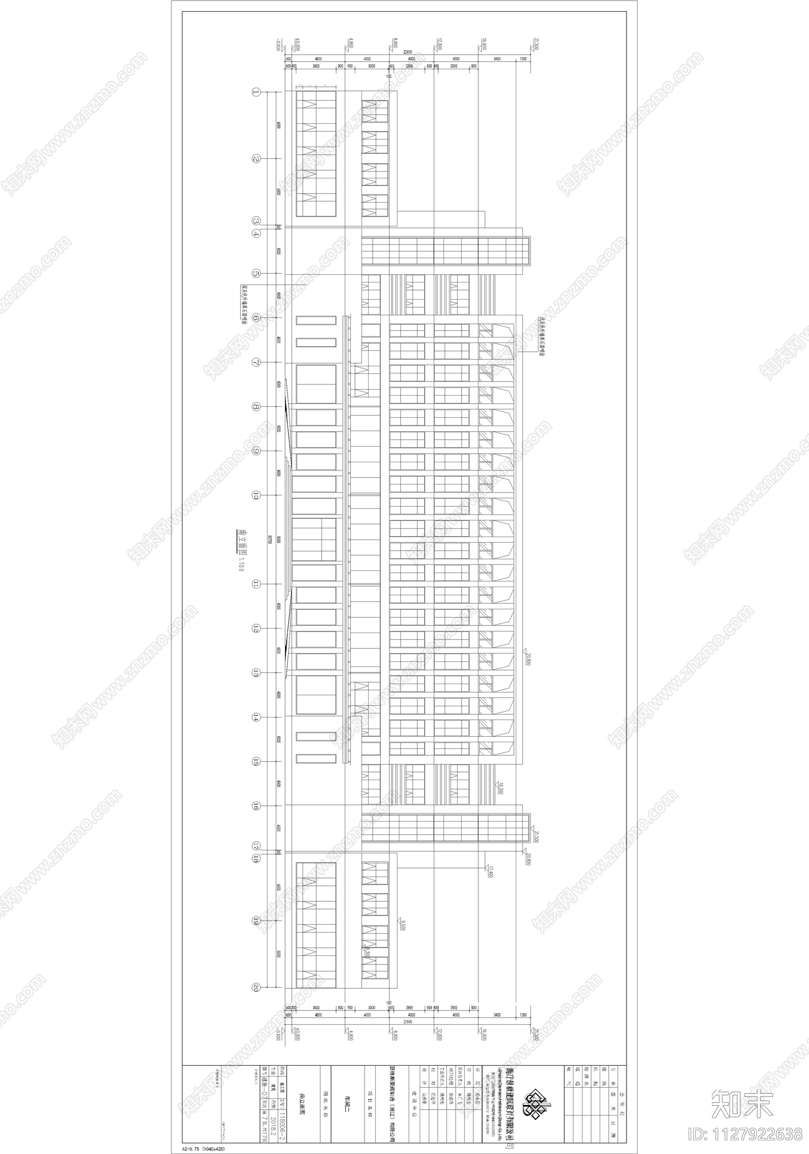瑟维斯泵阀制造办公空间cad施工图下载【ID:1127922638】