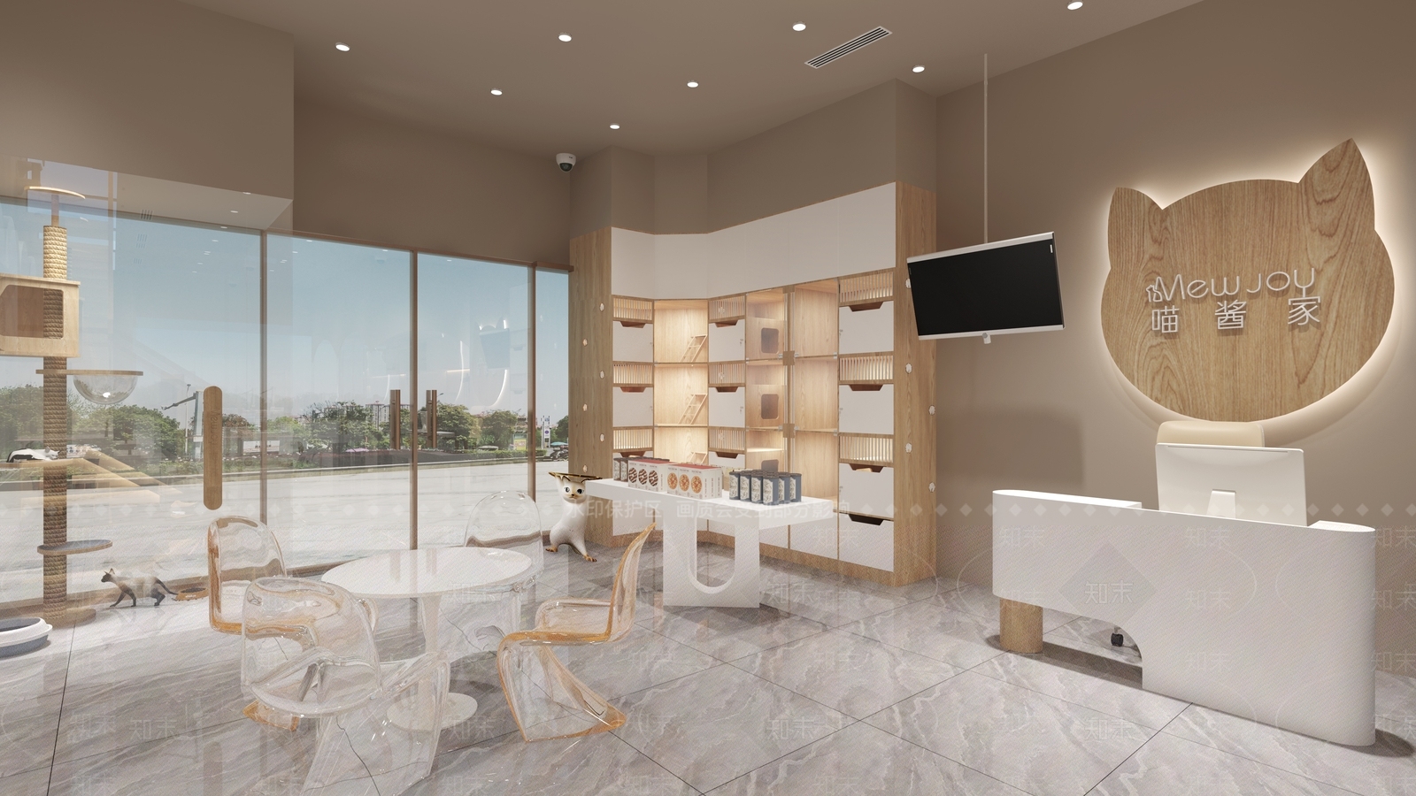 侘寂宠物店3D模型下载【ID:1221478126】