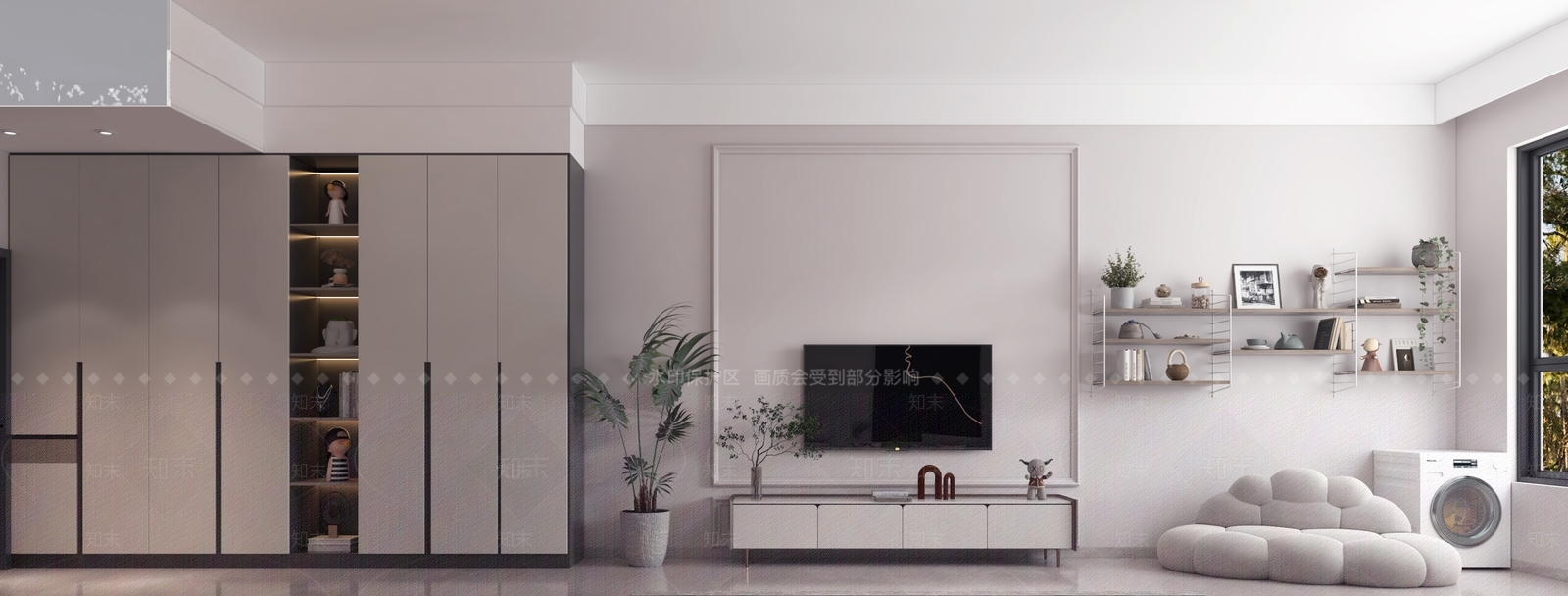 现代单身公寓3D模型下载【ID:1127941639】