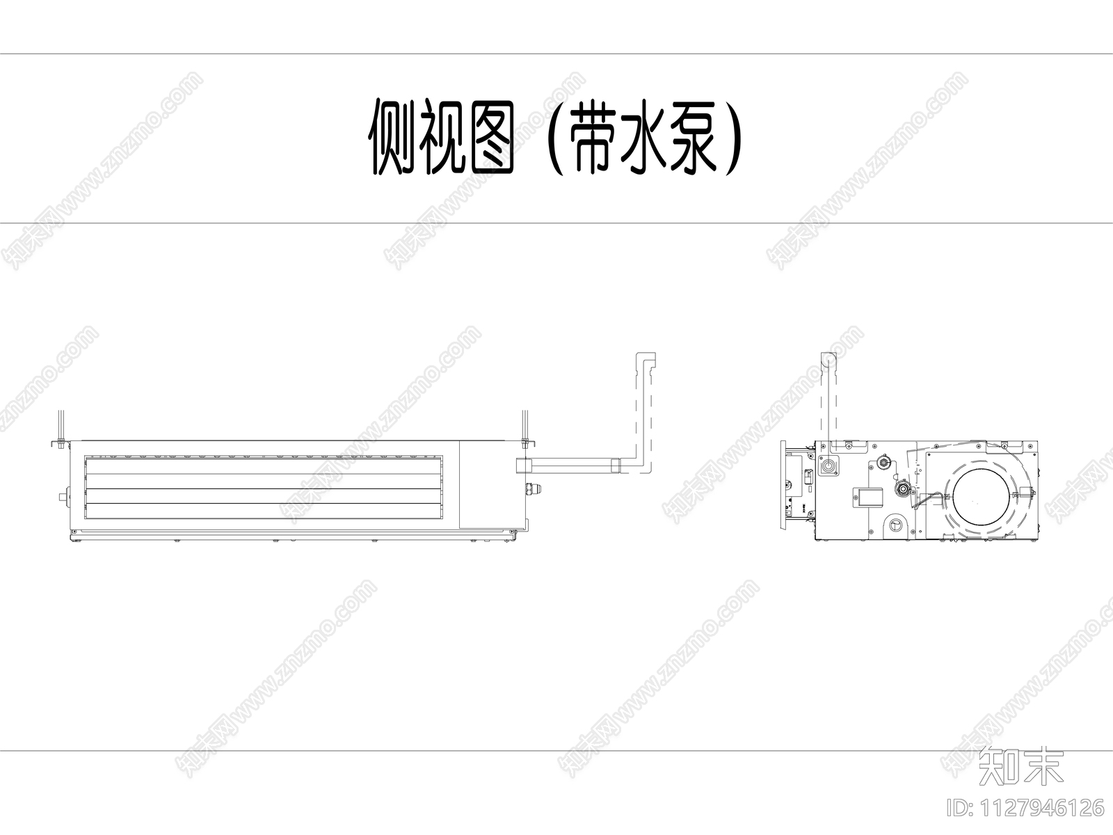 室内机施工图下载【ID:1127946126】