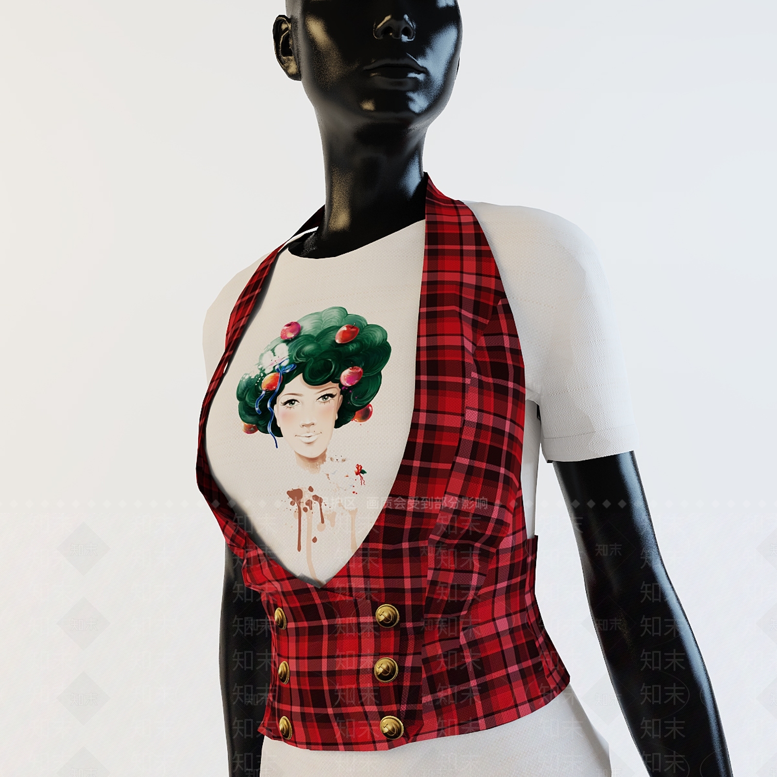 服装店女模特3D模型下载【ID:1127959302】