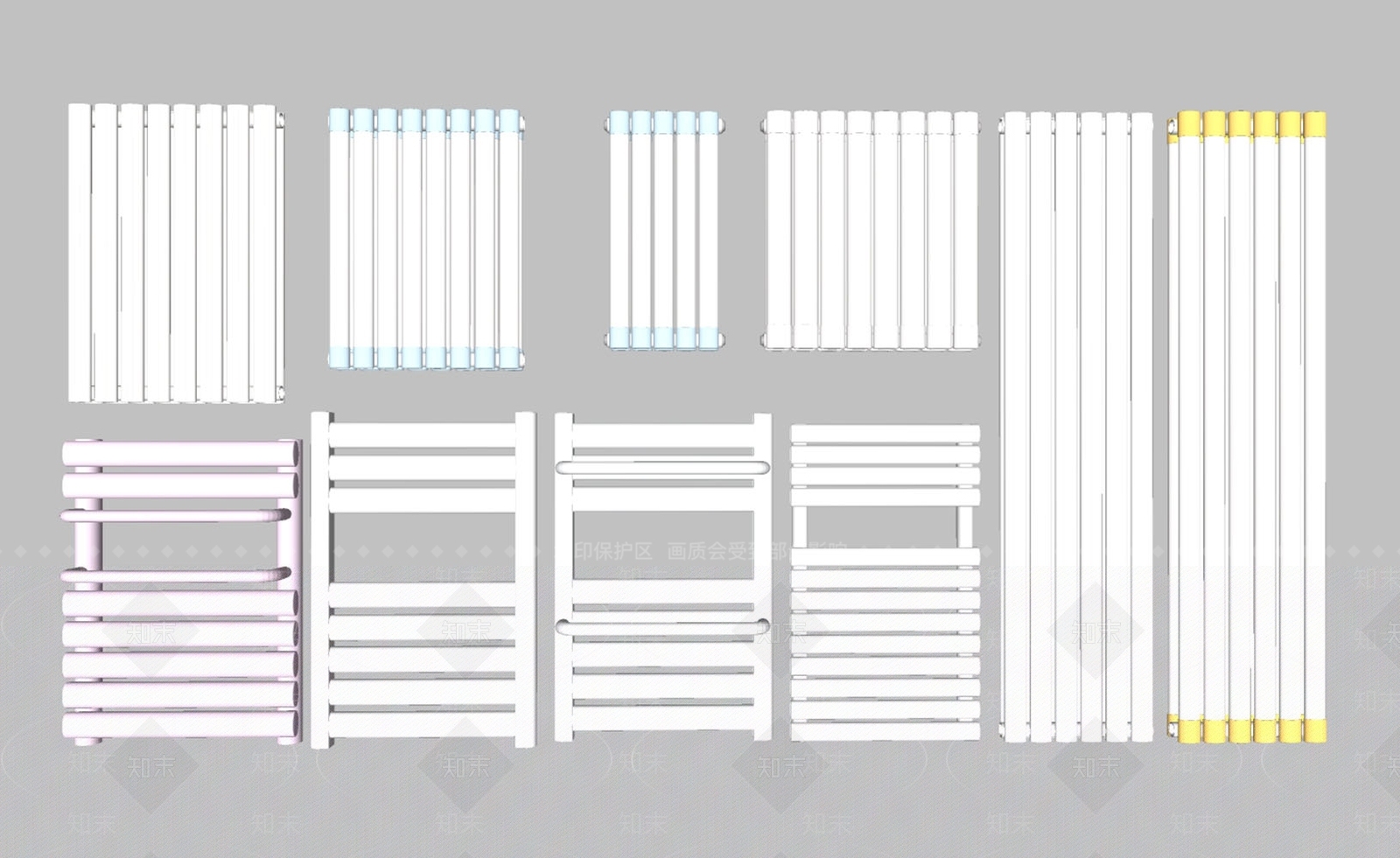 现代暖气片SU模型下载【ID:1127990360】
