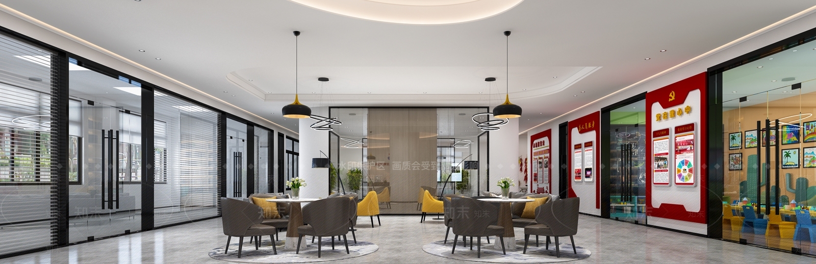 现代社区服务中心3D模型下载【ID:1127987773】