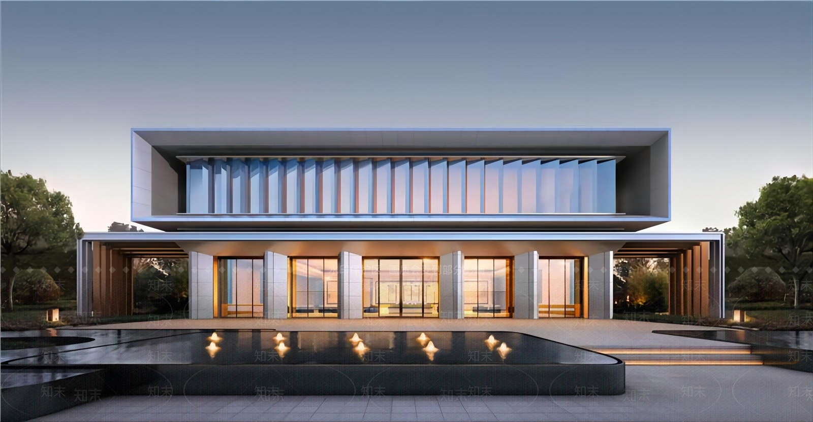 售楼处建筑SU模型精品下载_SketchUp模型_知末网