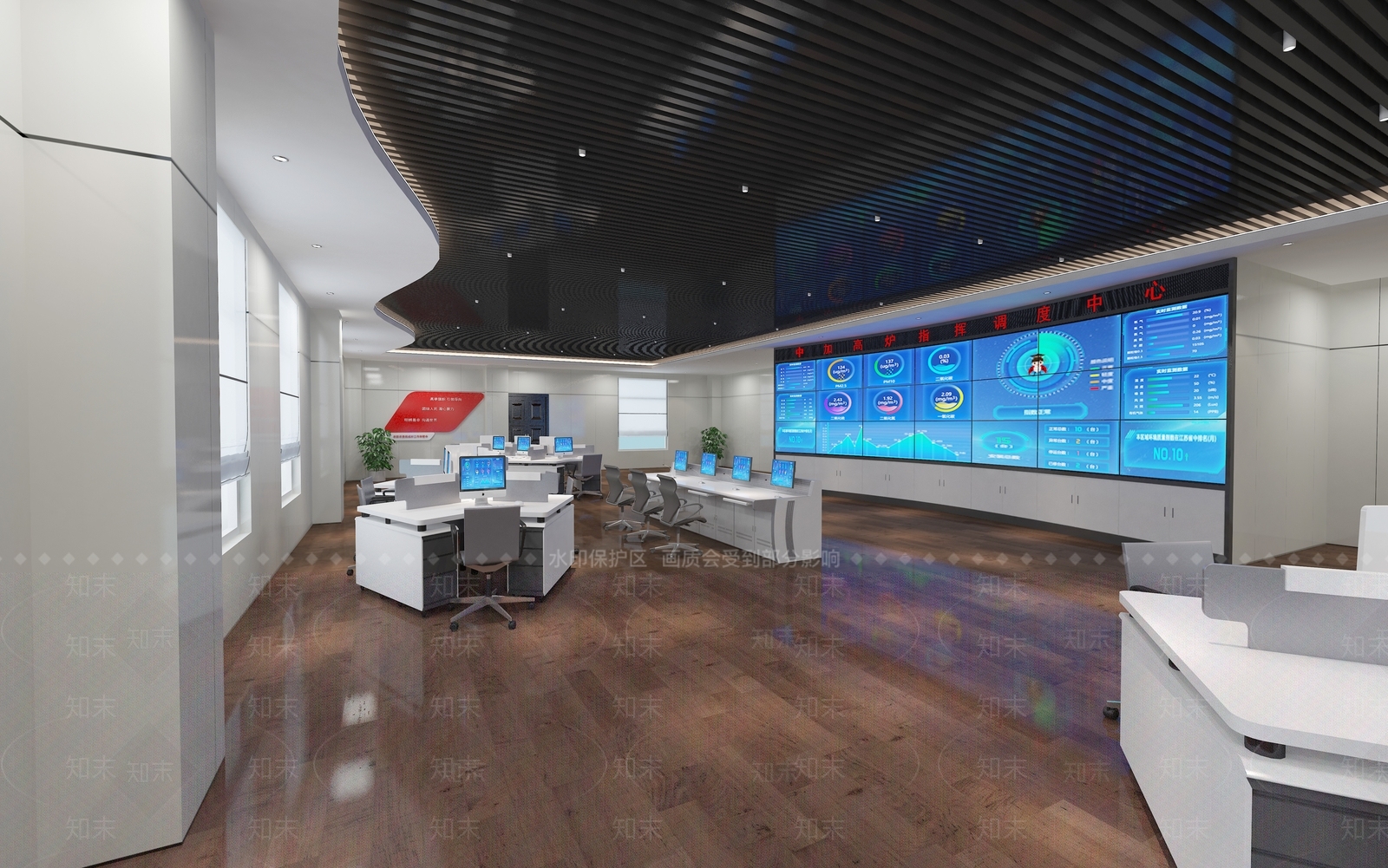 现代指挥中心3D模型下载【ID:1128030320】