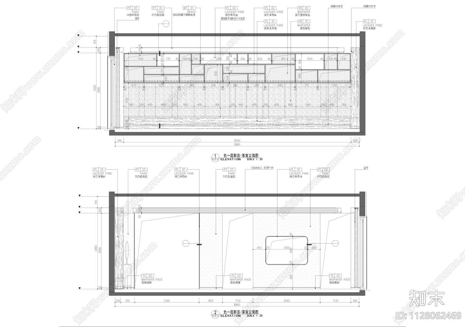 中合深美合院cad施工图下载【ID:1128062469】