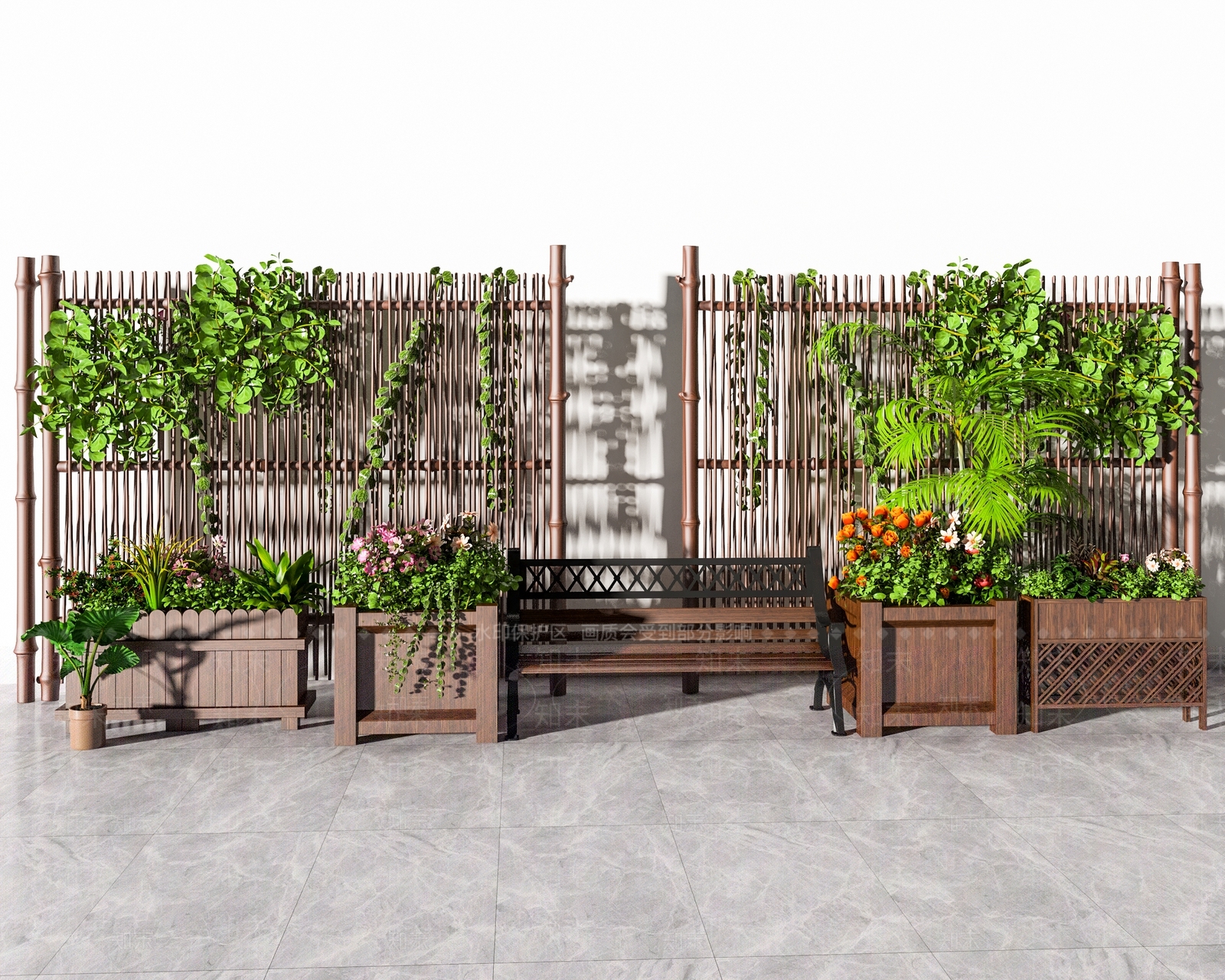 花箱3D模型下载【ID:1128065902】