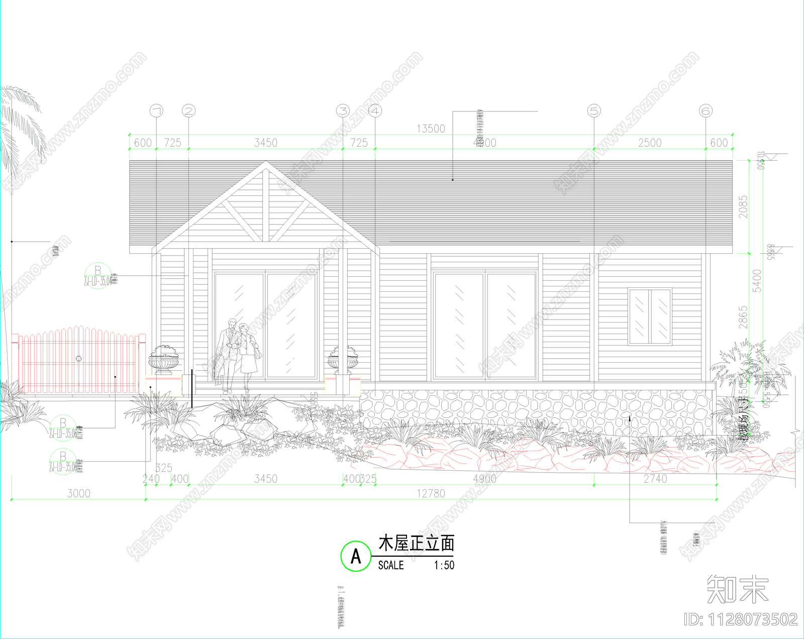 小木屋施工图下载【ID:1128073502】