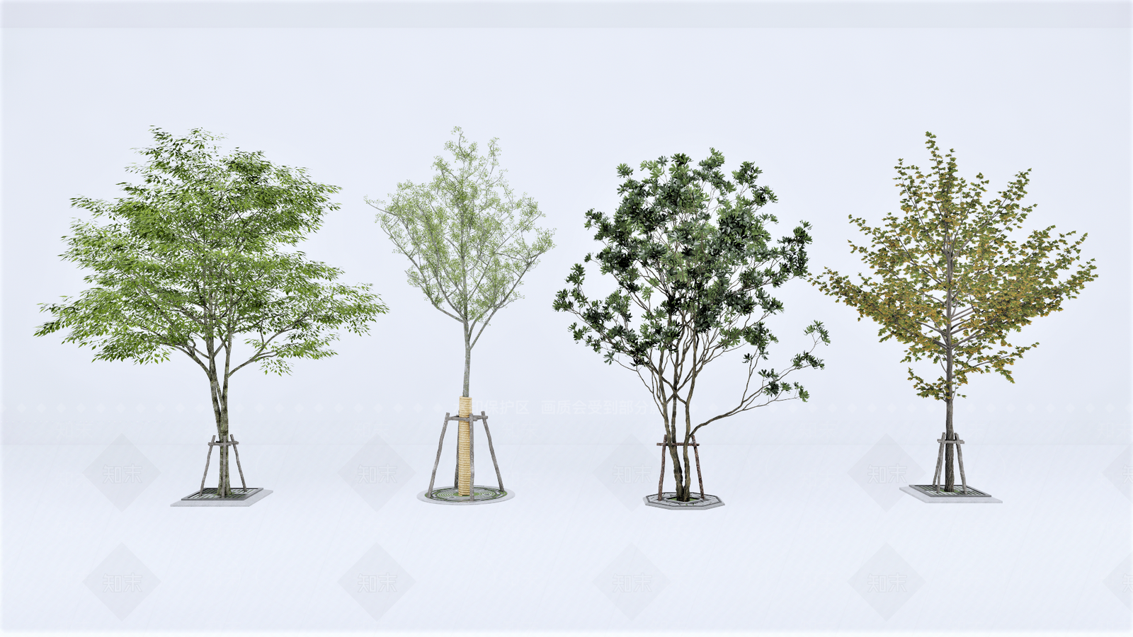 行道树SU模型下载【ID:1128099441】