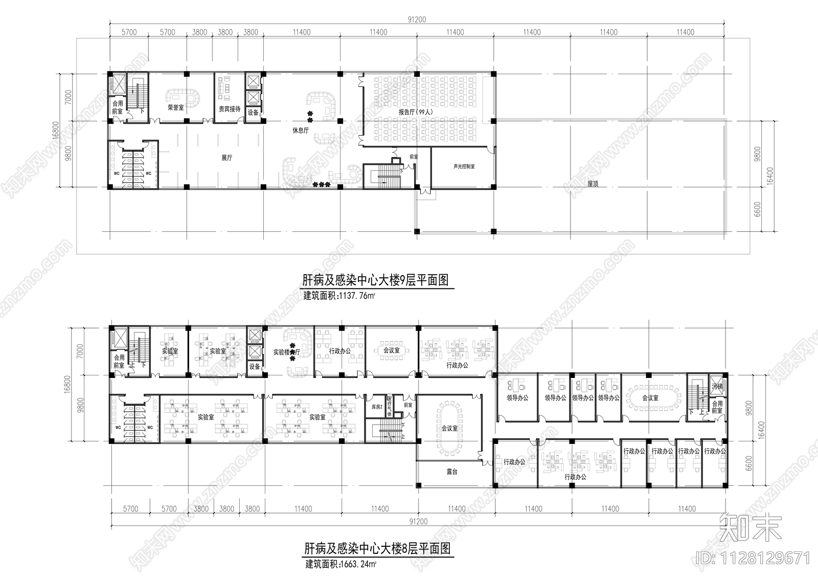 江南医院感染中心cad施工图下载【ID:1128129671】