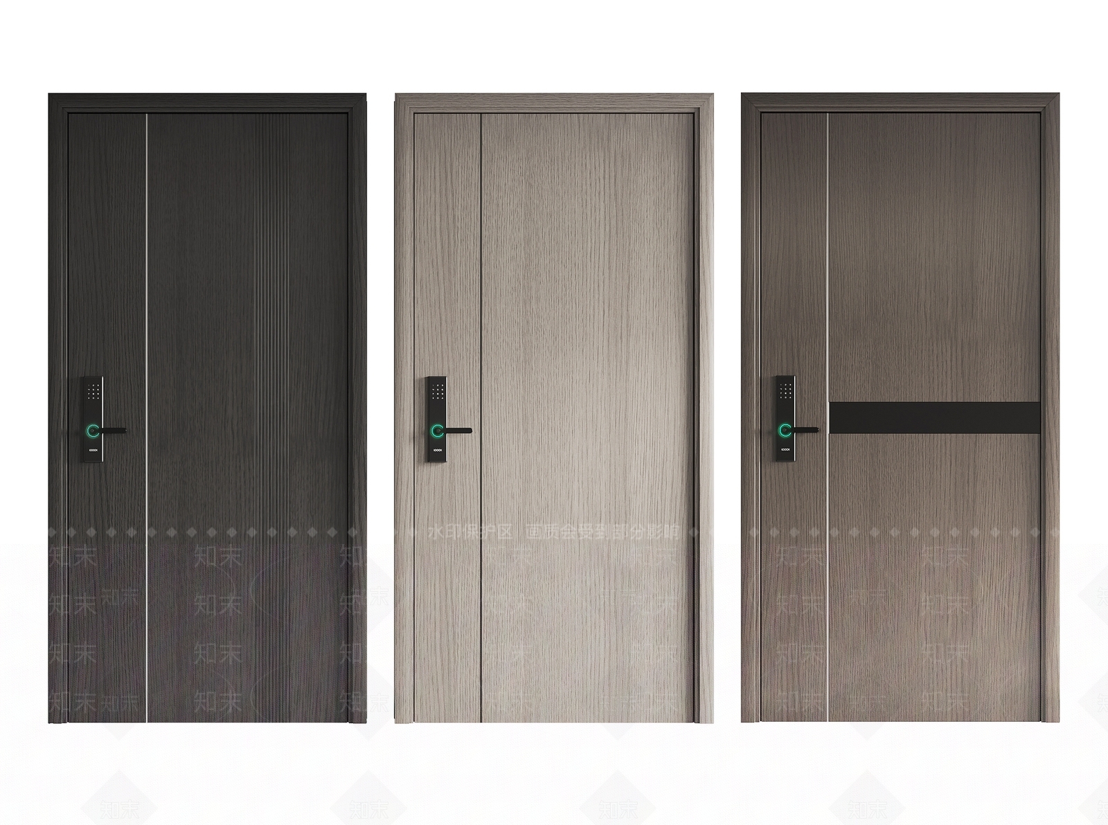 现代入户门3D模型下载【ID:1128166122】